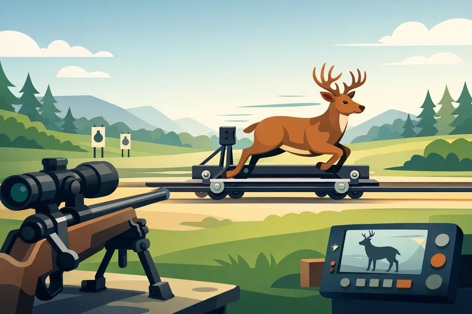 Choosing a Moving Deer Shooting Target