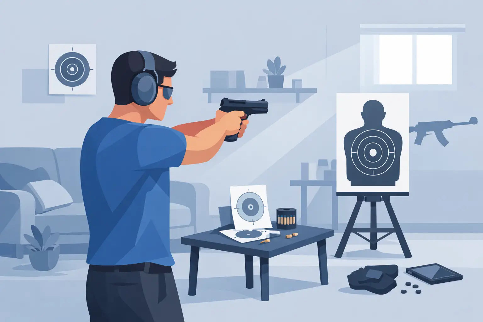 How to Practise Shooting at Home Properly