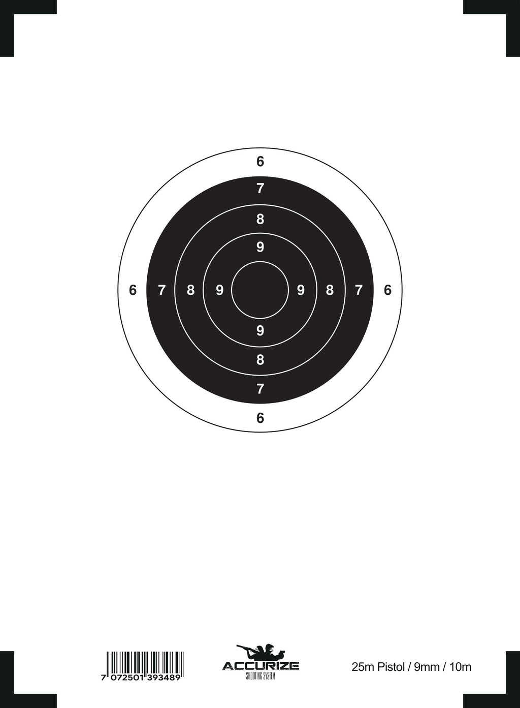 Front target 25m pistol/10m
