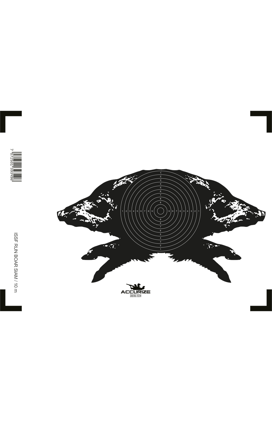 Front target ISSF RUN BOAR 10 m